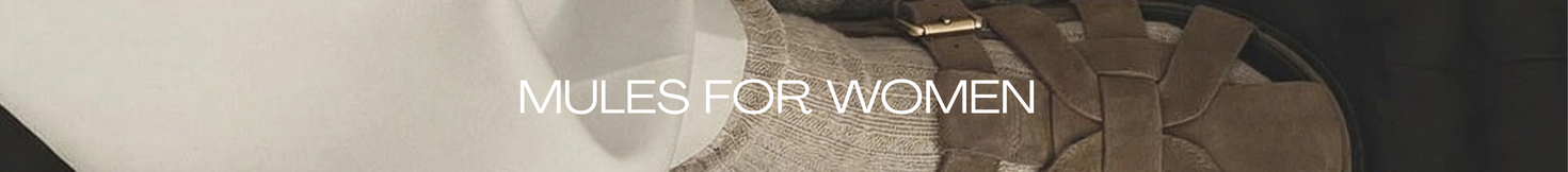 Mules & Slides Femme | Cuir Italien | La Galerie